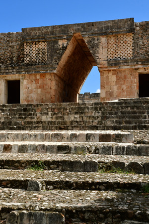 Uxmal; United Mexican State - may 18 2018 : the pre Columbian siteのeditorial素材