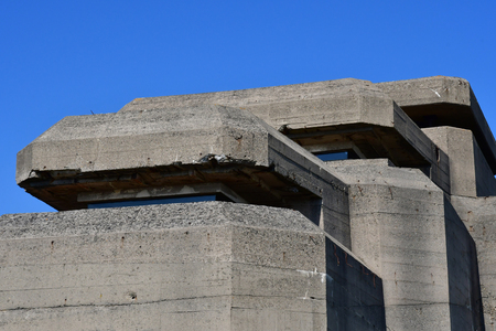 Batz sur Mer, France - april 12 2017 : Le Grand Blockhausのeditorial素材
