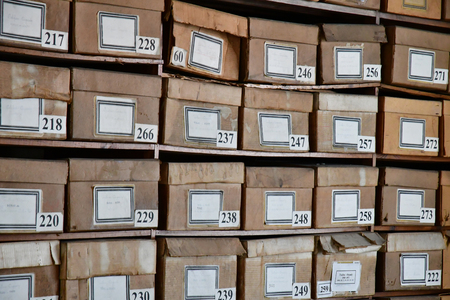 Funchal, Portugal - february 22 2018 : the Patricio and Gouveia hand embroidery factoryのeditorial素材