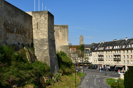 Caen; France - april 4 2018 : the historical castleのeditorial素材
