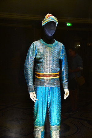 Paris; France - august 4 2018 : costume in the Opera de Paris built in 1874 by Charles Garnierのeditorial素材