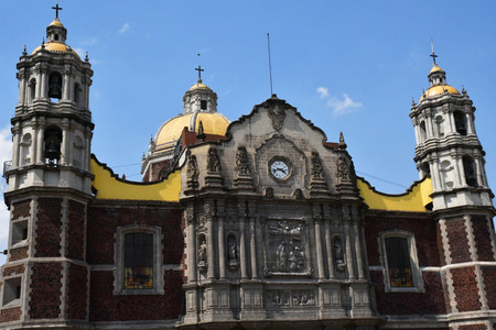 Mexico;  United Mexican States - may 13 2018 : the old Basilicaのeditorial素材