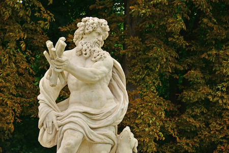 Vaux le Vicomte, France - july 22 2017 : park of the historical castle built by Nicolas Fouquetのeditorial素材