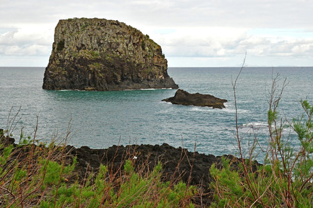 Porto da Cruz; Madeira; Portugal - february 23 2018 : the picturesque villageのeditorial素材
