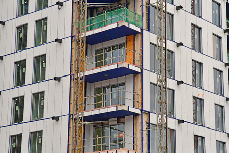 Strasbourg; France - mach 3 2017 :  building siteのeditorial素材