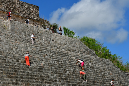 Uxmal; United Mexican State - may 18 2018 : the pre Columbian siteのeditorial素材