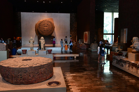 Mexico;  United Mexican State - may 13 2018 : the anthropology museumのeditorial素材