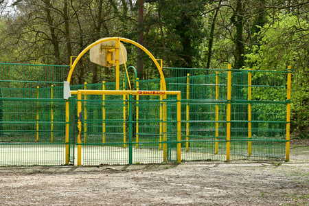 Les Mureaux; France - april 11 2018 : the Becheville forestのeditorial素材