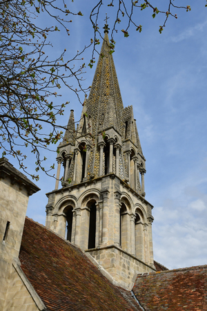 Vernouillet; France - april 7 2017 : the Saint Etienne churchのeditorial素材