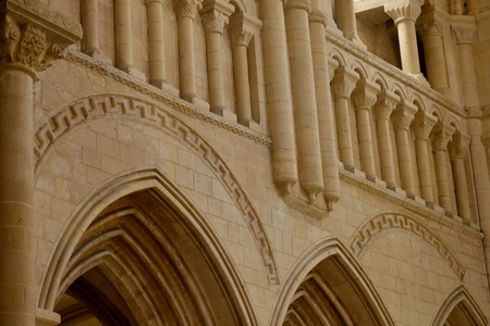 Caen; France - july 17 2017 : Abbaye aux Damesのeditorial素材