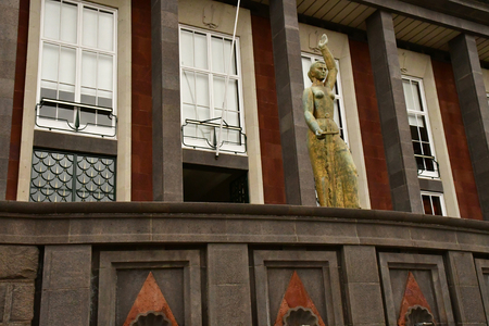Funchal, Madeira, Portugal - february 22 2018 : town hallのeditorial素材