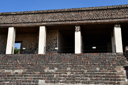 Teotihuacan;  United Mexican State - may 13 2018 : the pre Columbian siteのeditorial素材