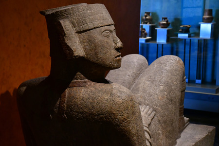 Mexico;  United Mexican State - may 13 2018 : the anthropology museum