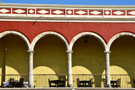 San Francisco de Campeche; United Mexican States - may 18 2018 : the picturesque old cityのeditorial素材