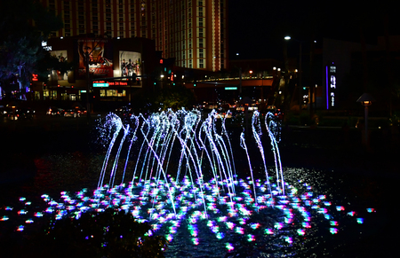 Las Vegas, USA - july 11 2016 : Bellagio on the Stripのeditorial素材