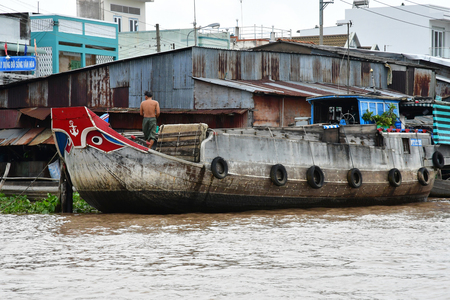 Sa Dec; Socialist Republic of Vietnam - august 18 2018 : the picturesque city centreのeditorial素材