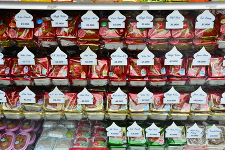 Sa Dec; Socialist Republic of Vietnam - august 18 2018 : the picturesque daily marketのeditorial素材