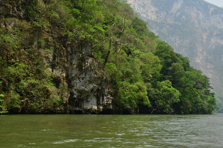 Tuxtla Gutierrez;  United Mexican States - may 14 2018 : the El Sumidero canyonのeditorial素材