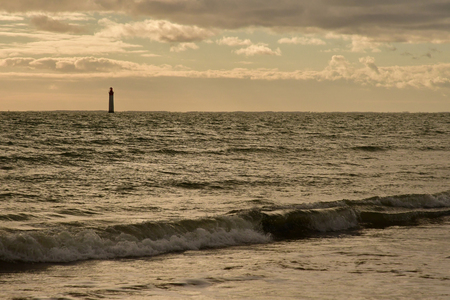 Rivedoux Plage; France - november 27 2017 : the west coast beachのeditorial素材