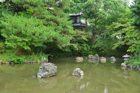 Kyoto, Japan - july 29 2017 : the Maruyama parkのeditorial素材