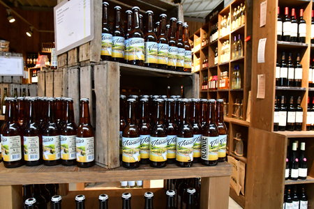 Feucherolles; France - october 29 2017 : a French specialities shopのeditorial素材