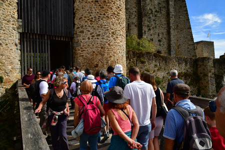 Chevreuse; France - september16 2018 : the chateau de la Madeleineのeditorial素材