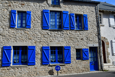 Le Pouliguen, France - april 14 2017 : the picturesque city in springのeditorial素材