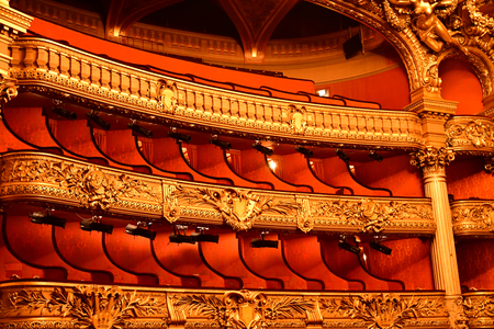 Paris; France - august 4 2018 : the Opera de Paris built in 1874 by Charles Garnierのeditorial素材
