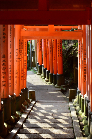 Kyoto, Japan - august 8 2017 : the Fushimi Inari Taisha shrineのeditorial素材