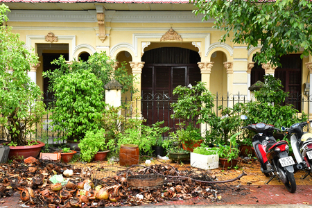 Sa Dec; Socialist Republic of Vietnam - august 18 2018 : the picturesque daily marketのeditorial素材