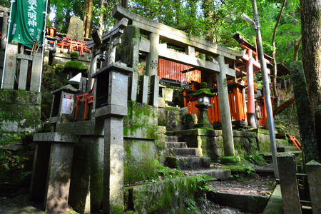 Kyoto, Japan - august 8 2017 : the Fushimi Inari Taisha shrineのeditorial素材