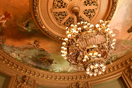 Paris; France - august 4 2018 : the Opera de Paris built in 1874 by Charles Garnierのeditorial素材