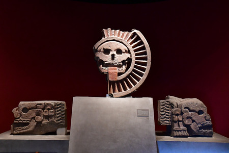 Mexico;  United Mexican State - may 13 2018 : the anthropology museum