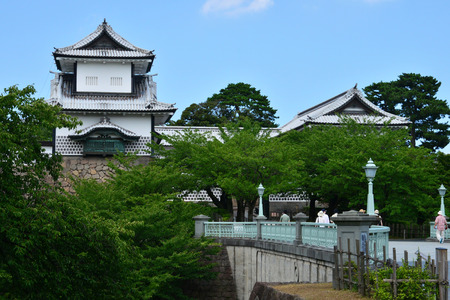 Kanazawa, Japan - august 2 2017 : the 15 th century castleのeditorial素材