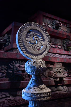 Mexico;  United Mexican State - may 13 2018 : the anthropology museumのeditorial素材