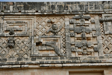 Uxmal; United Mexican State - may 18 2018 : the pre Columbian siteのeditorial素材