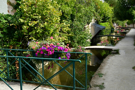 Chevreuse; France - september16 2018 : the picturesque city in summerのeditorial素材