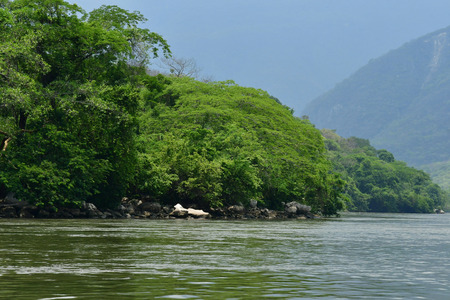 Tuxtla Gutierrez;  United Mexican States - may 14 2018 : the El Sumidero canyonのeditorial素材