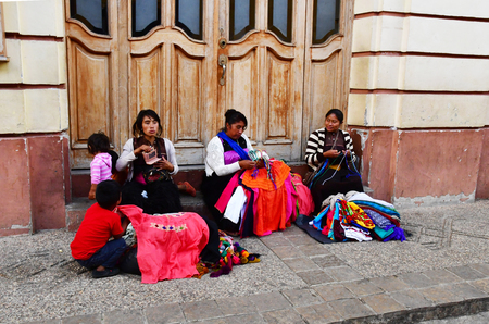 San Cristobal De Las Casas;  Chiapas, United Mexican States - may 16 2018 : the picturesque old cityのeditorial素材