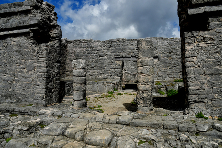 Tulum; United Mexican State - may 20 2018 : the pre Columbian siteのeditorial素材