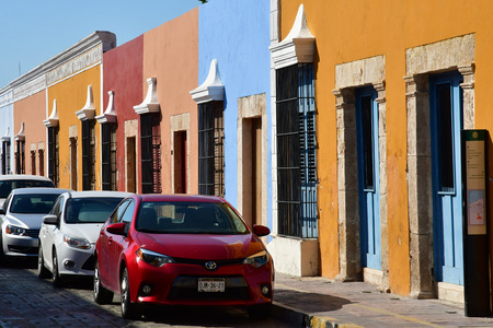 San Francisco de Campeche; United Mexican States - may 18 2018 : the picturesque old city