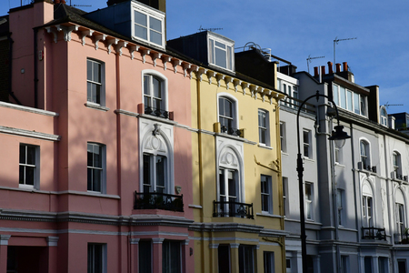 London, England - december 23 2017 : the Camden borough near regent park