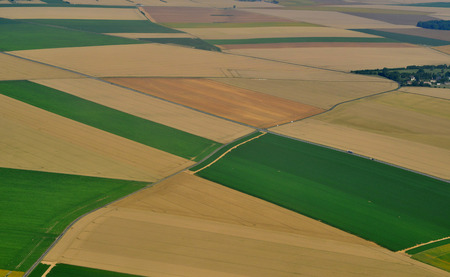 aerial picture of the countryside
