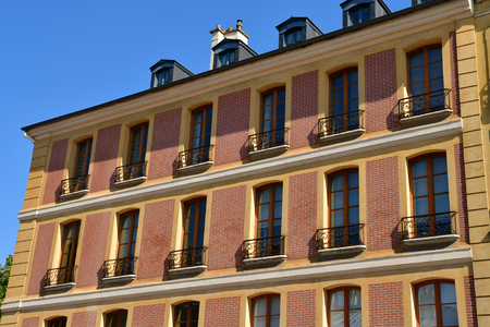 Versailles, France - september 2 2018 : the Saint Louis district near the castleのeditorial素材