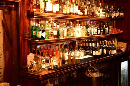 London; England - november 24 2018 : bar in the Hampstead districtの写真素材