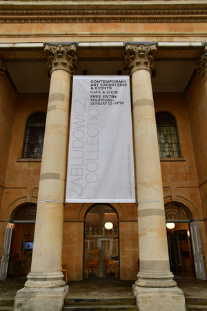 London, England - march 11 2018 : the Zabludowicz collection in the picturesque Camden district
