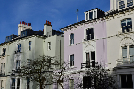 London, England - december 23 2017 : the Camden borough near regent park