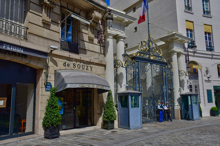 Paris; France - april 2 2017 : the Place Beauvauのeditorial素材