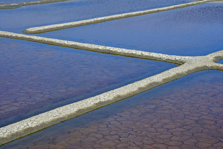 Guerande, France - april 14 2017 : landscape of the salt marshesのeditorial素材