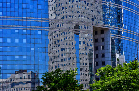 Paris La Defense; France - may 25 2017 : La Defense district, the biggest business distric in Europe